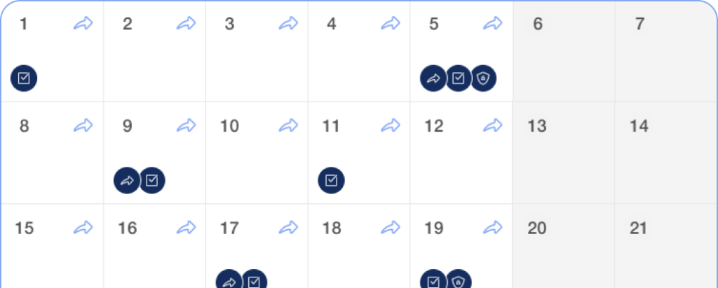 Calendrier My Nexo